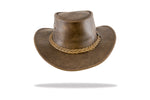 Load image into Gallery viewer, Leather Hat -Mens -Australian Made- Barmah-Lightning Ridge
