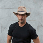 Men's Wool Felt Cowboy Hat in Camel MF-6012