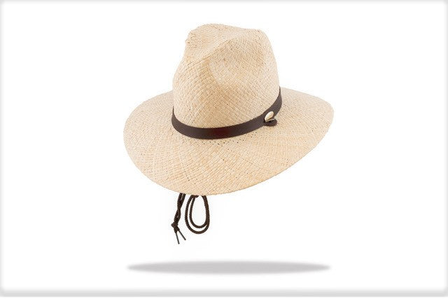 Men's Raffia Fedora Fishermans Hat 1027FR