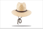 Men's Raffia Fedora Fishermans Hat 1027FR
