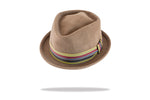 Load image into Gallery viewer, Mens WoolFelt Porkpie Walnut MF6018
