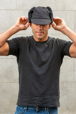 Load image into Gallery viewer, Mens Trapper Hat in black T16-4BL

