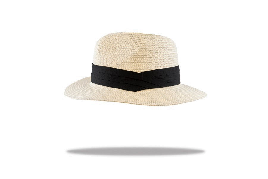 Panama Style Mens Hat in Ivory MF16-1B.