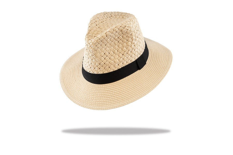 Panama Mens in natural with Black Band MF16-9. – The Hat Project