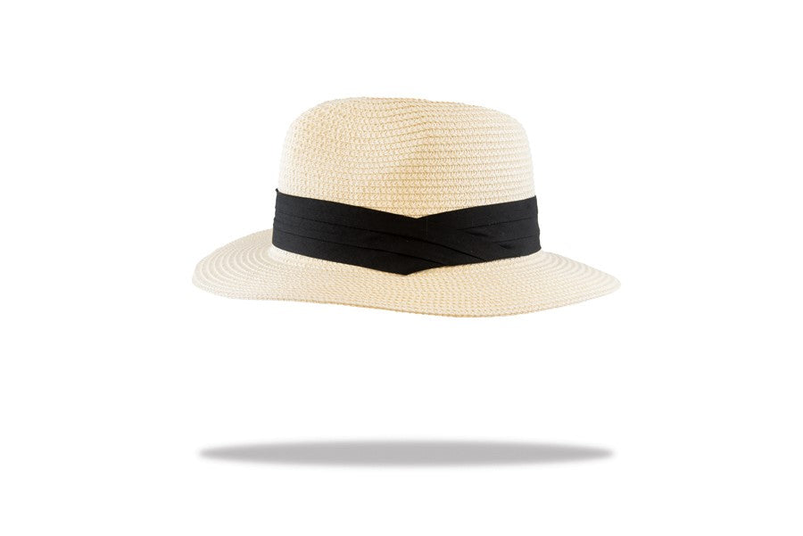 Panama Womens Sun Hat in Natural MF16-1.
