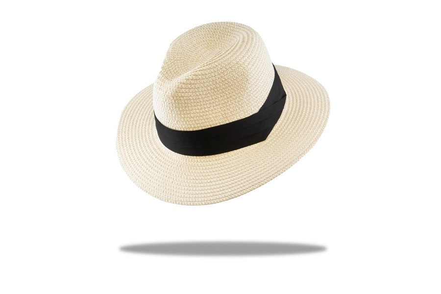 Panama Style Womens Sun Hat in Ivory MF16-1B.