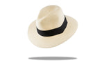 Load image into Gallery viewer, Panama Style Womens Sun Hat in Ivory MF16-1B.
