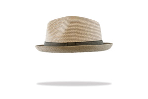Porkpie Mens Sun Hat in soft grey ST16-11