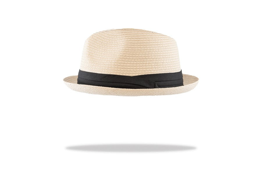 Porkpie Mens Sun Hat in Natural ST16-11