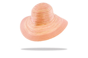 Womens wide brim sunhat oyster pink WS18-2