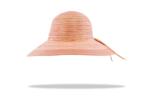 Womens wide brim sunhat oyster pink WS18-2