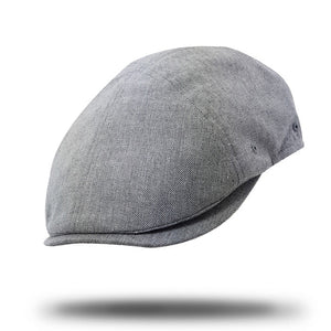 Stanton Linen Blend Ivy Cap in Grey