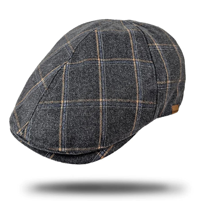 Stanton Charcoal Check Pattern Ivy Cap SY121