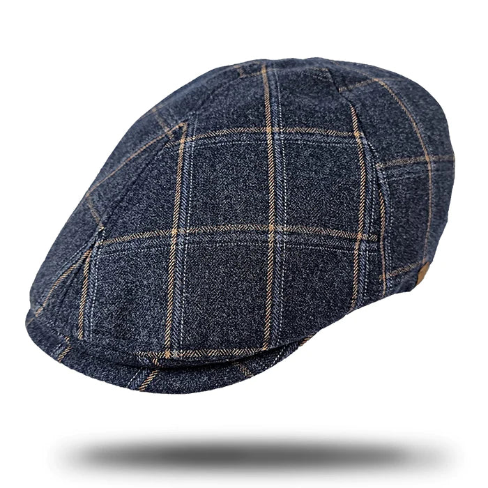 Stanton Navy Check Pattern Ivy Cap SY121