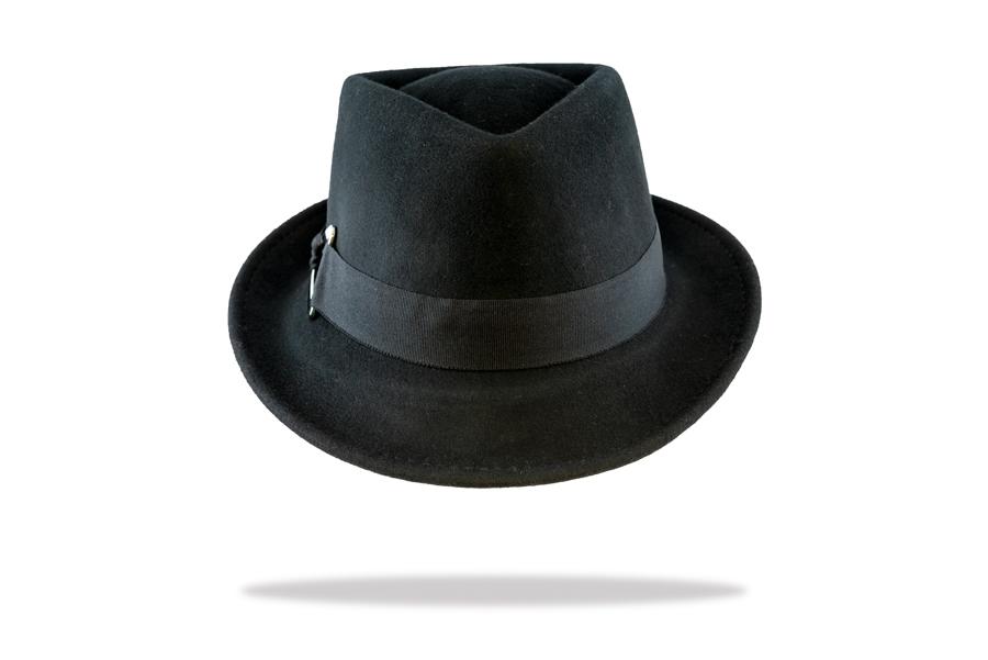Trilby Women's Wool Felt Hat in Black WF14-5