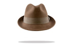Men's Wool Felt Trilby Hat in Brown - The Hat Project
