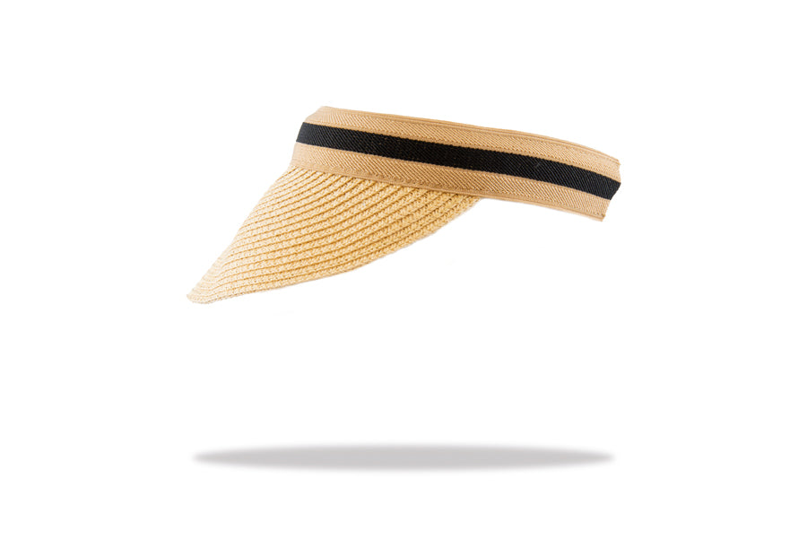 Visor Womens Natural with contrasting trim VS14-1