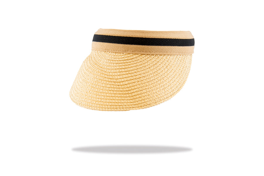 Visor Womens Natural with contrasting trim VS14-1