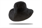 Sun Hat  Women's 100% Cotton Reversible Black