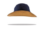 Sun Hat Womens100% Cotton Reversible Navy/Tan Ws20-2