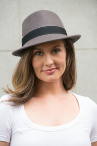 Trilby Women's Wool Felt Hat in Ash WF14-5Tpe
