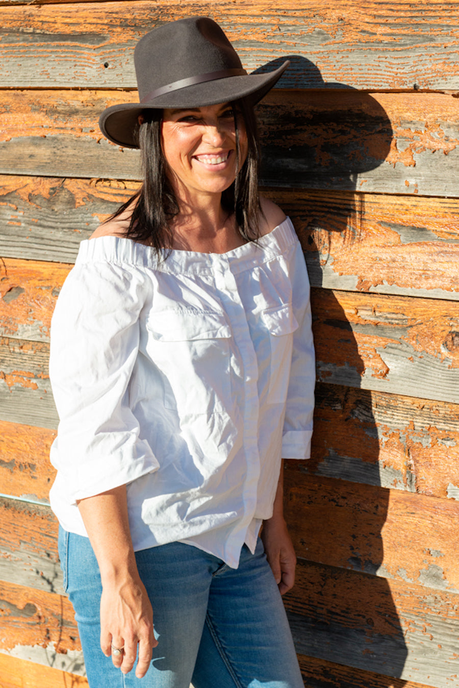 Women's Wool Felt Cowboy Hat in Camel WF 6012