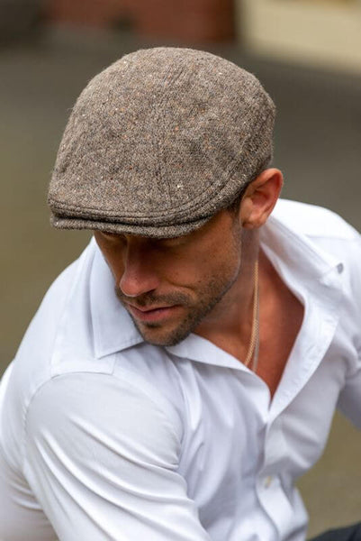 Mens Flat Cap in Brown FC15-2 – The Hat Project